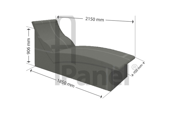 Лежак A-PANEL STL-7 (из вспененного полистирола)
