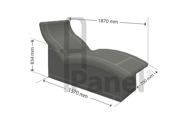 Лежак A-PANEL STL-8 (из вспененного полистирола)